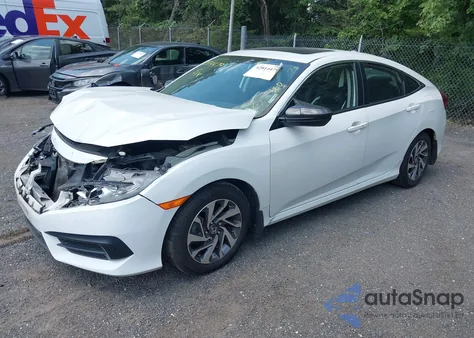 2018 Honda Civic Sedan Ex from USA, damaged, VIN 2HGFC2F76JH521112
